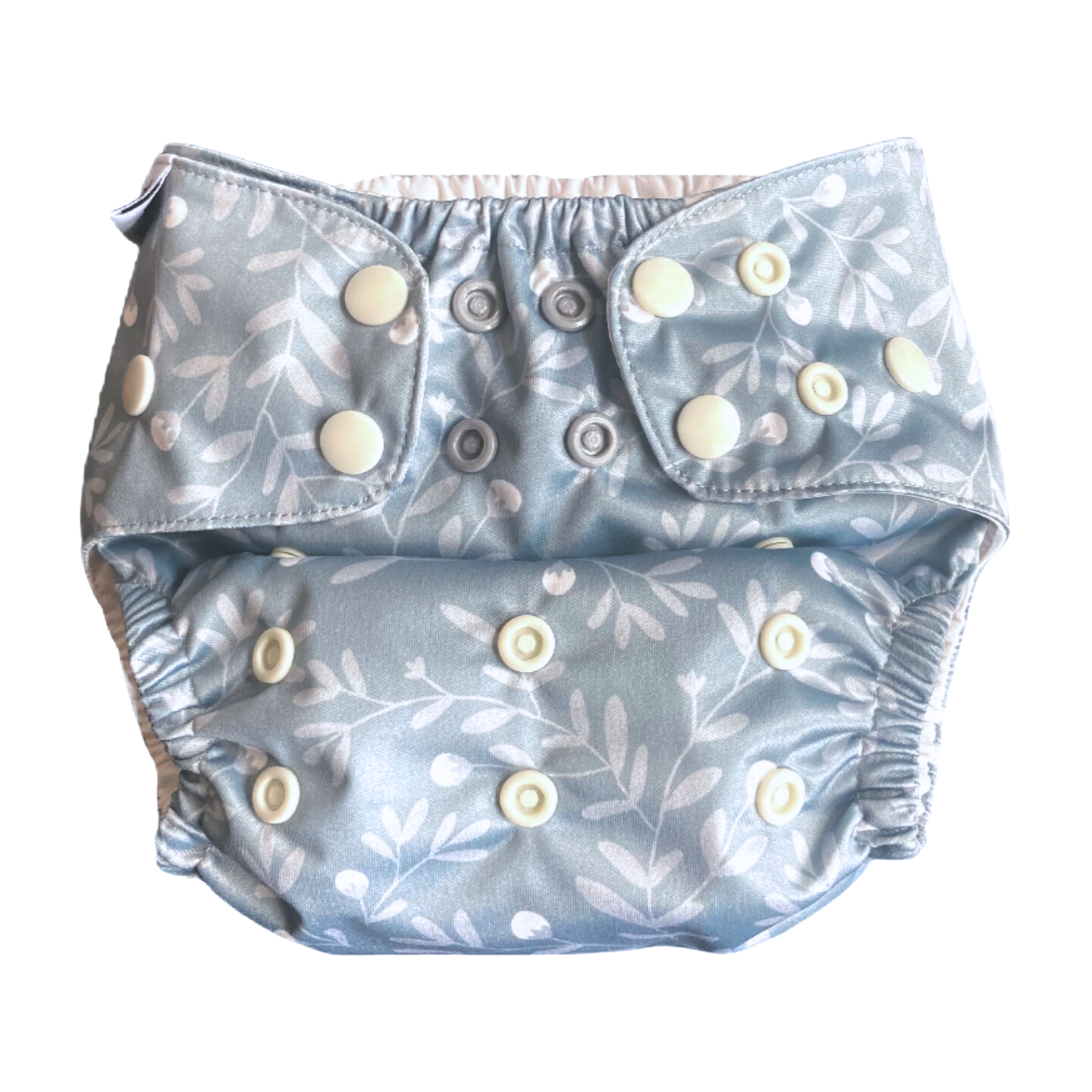 The Swedish Forest | Pocket Diaper | Slim 3-15kg: Humleblomster blå / No inserts - - MamaMilla