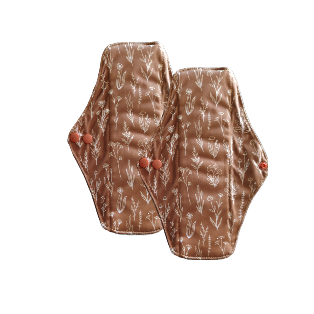 Cloth pads day 2-pack: Åkersprägel - - MamaMilla