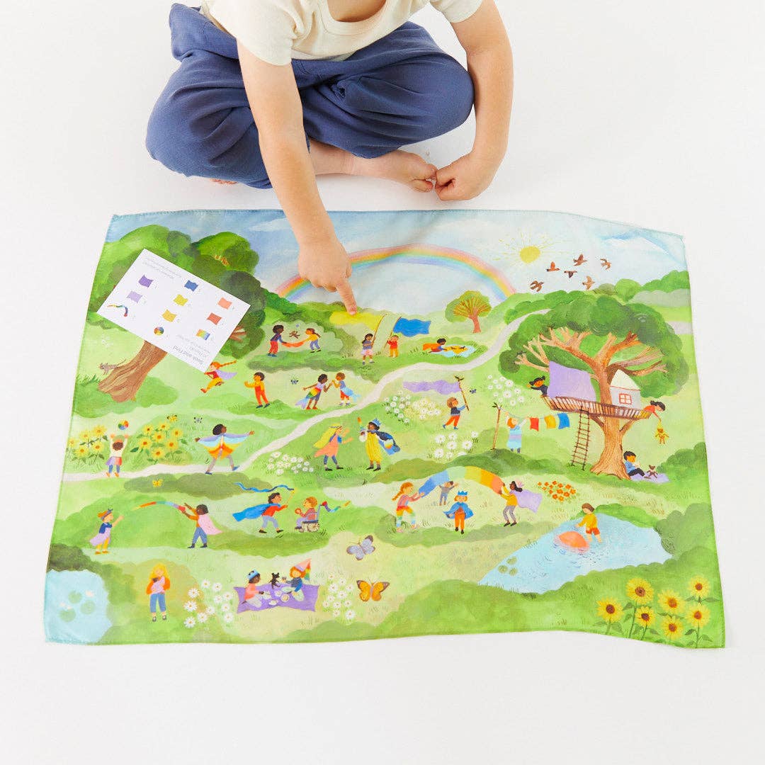 Sarahs Silk 30 Ways to Play Seek & Find Activity Playsilk - - MamaMilla