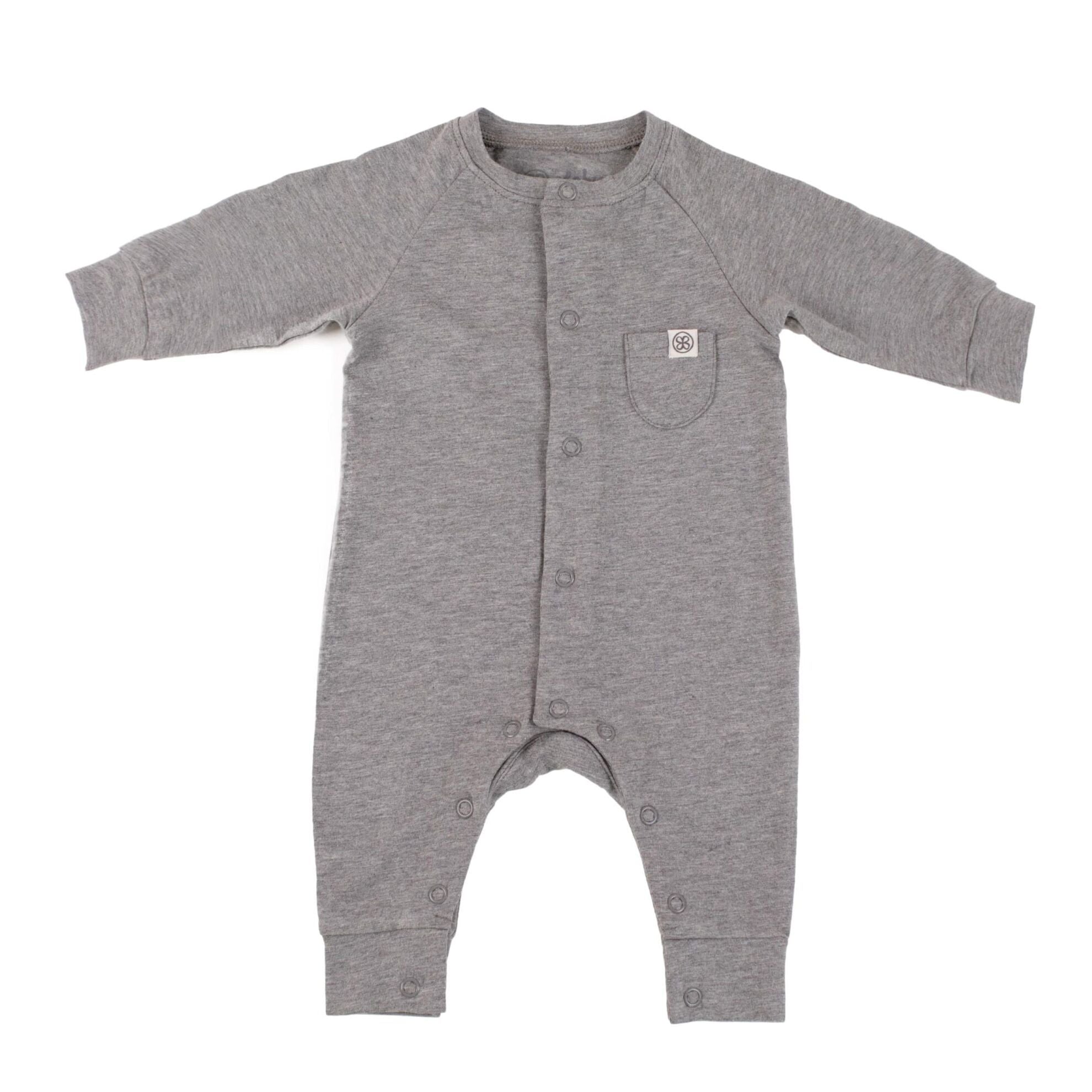 Cloby UV-playsuit - Steengrijs 62/68 - - MamaMilla