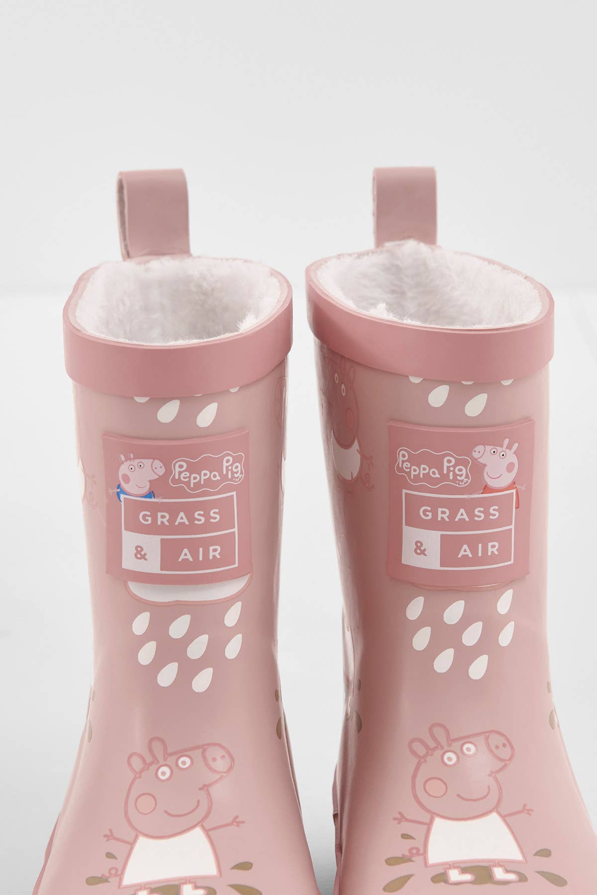 Grass & Air rosa Peppa Pig støvler udendørs