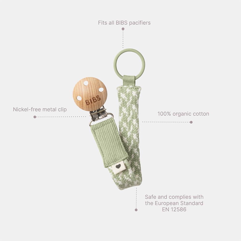 BIBS Dummy cord Blush/Ivory - MamaMilla
