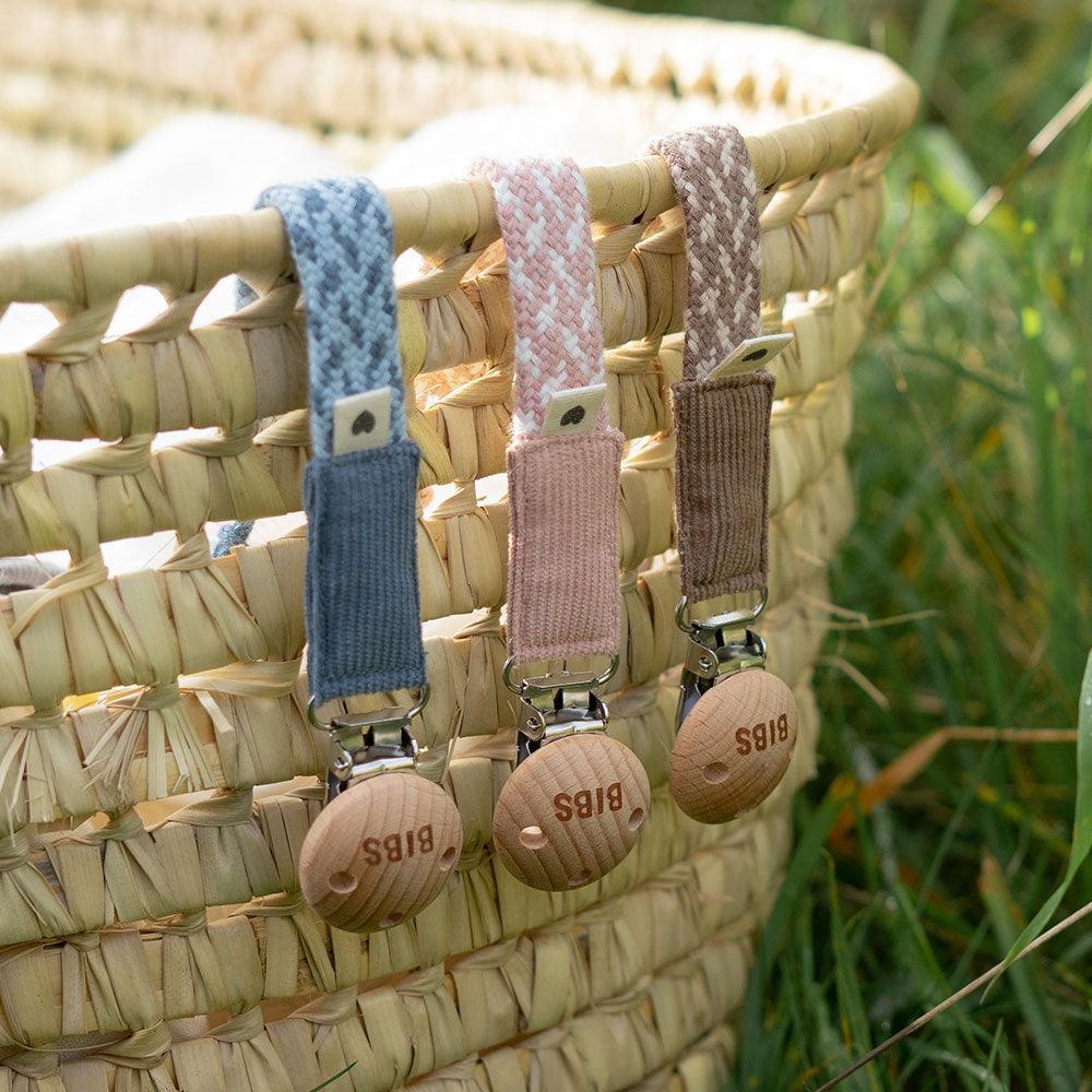 BIBS Dummy cord Blush/Ivory - MamaMilla