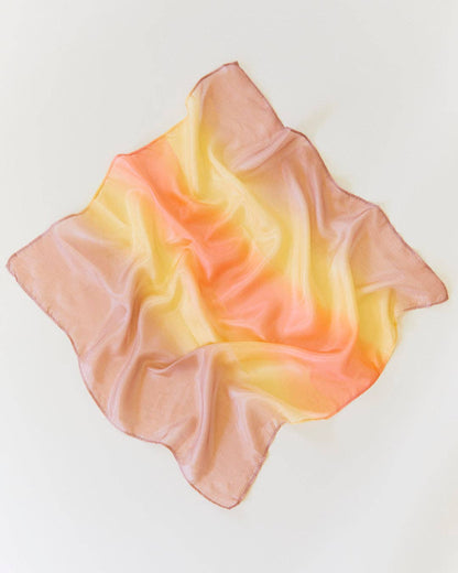 Sarahs Silk Earth Playsilks - Open-Ended 100% Silk, Natural Waldorf Toys: Forest - - MamaMilla