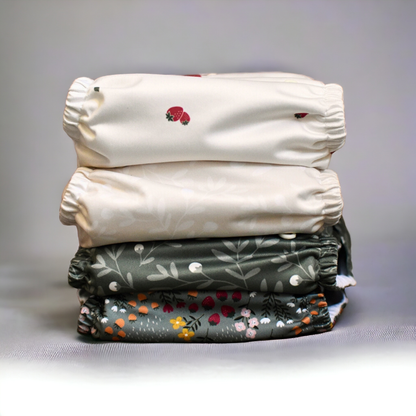 The Swedish Forest | Pocket Diaper | Slim 3-15kg: Hjortron / No inserts - - MamaMilla