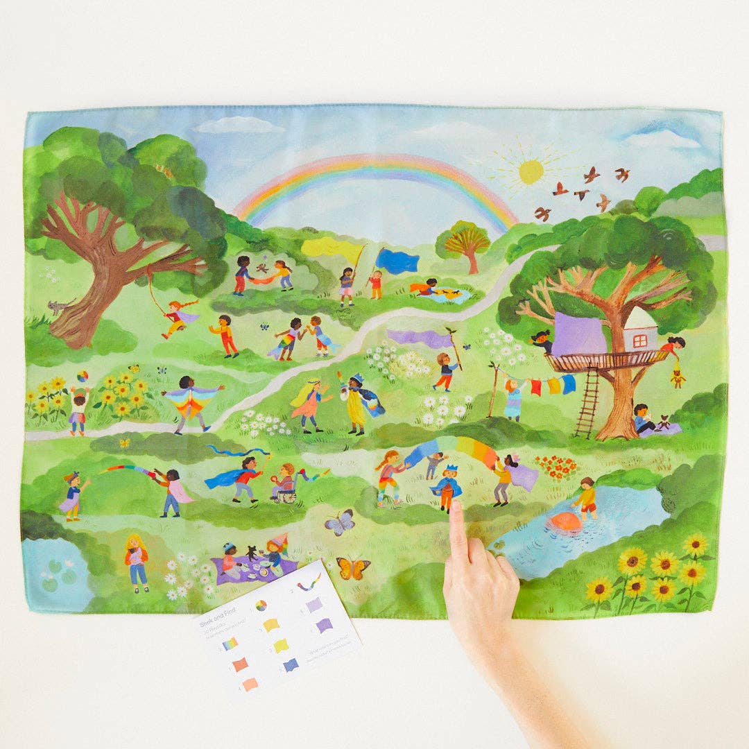 Sarahs Silk 30 Ways to Play Seek &amp; Find Activity Playsilk - - MamaMilla