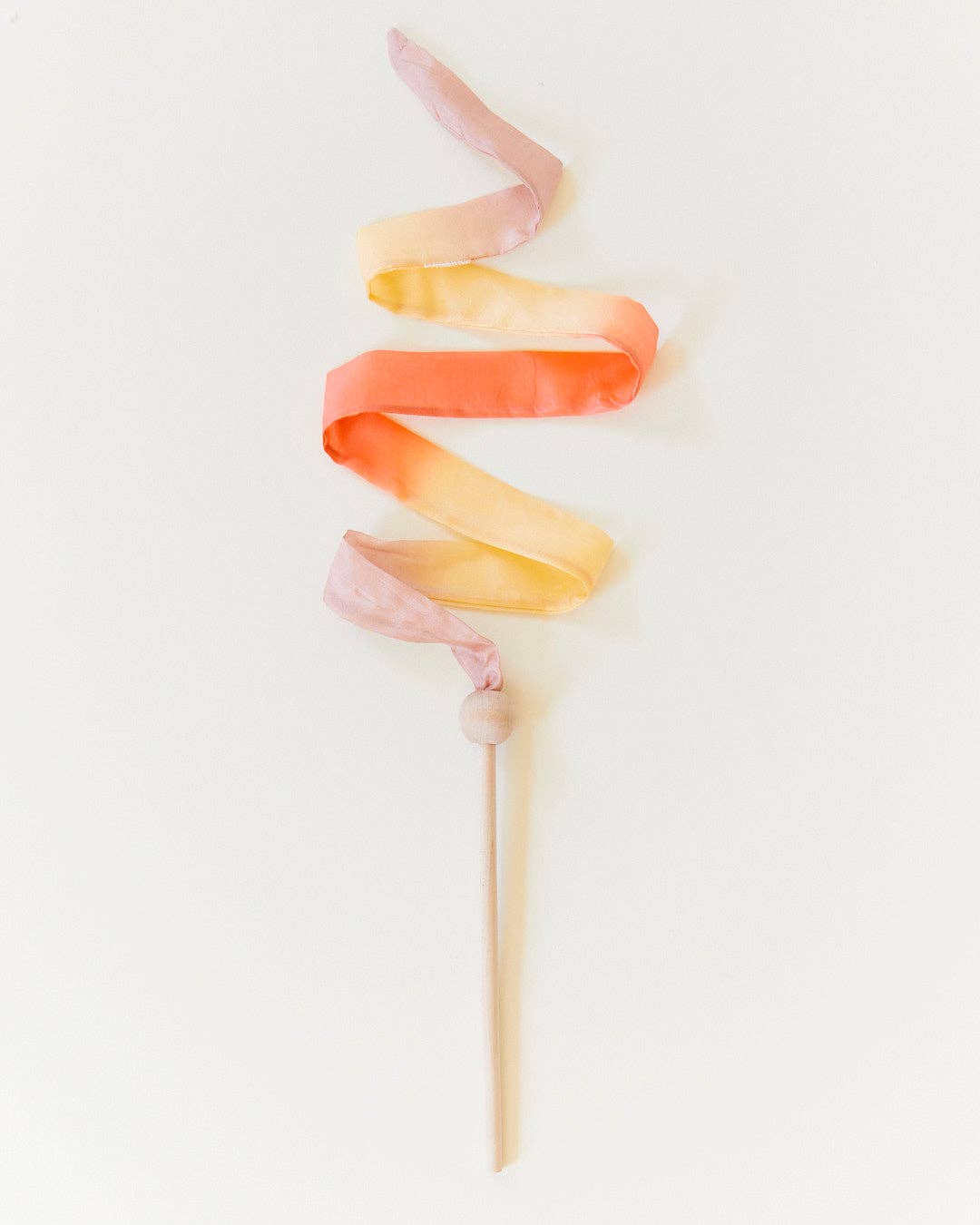 Sarahs Silk Mini Desert Streamers - Silk &amp; Wood Wand - - MamaMilla