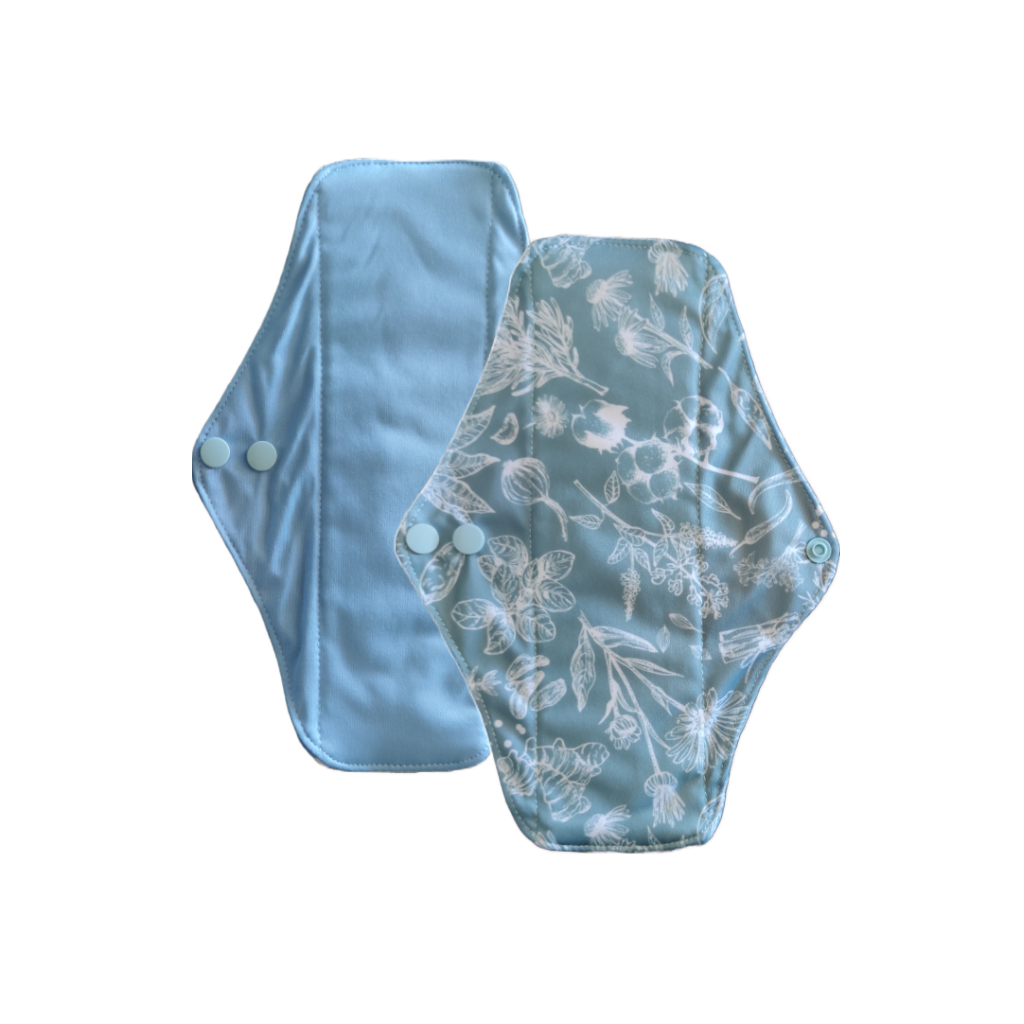 Cloth pads day 2-pack: Kungsmynta - - MamaMilla
