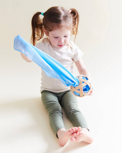 Sarahs Silk Mini Playsilks - Pretend Play 100% Natural Silk Waldorf Toys: Royal - - MamaMilla