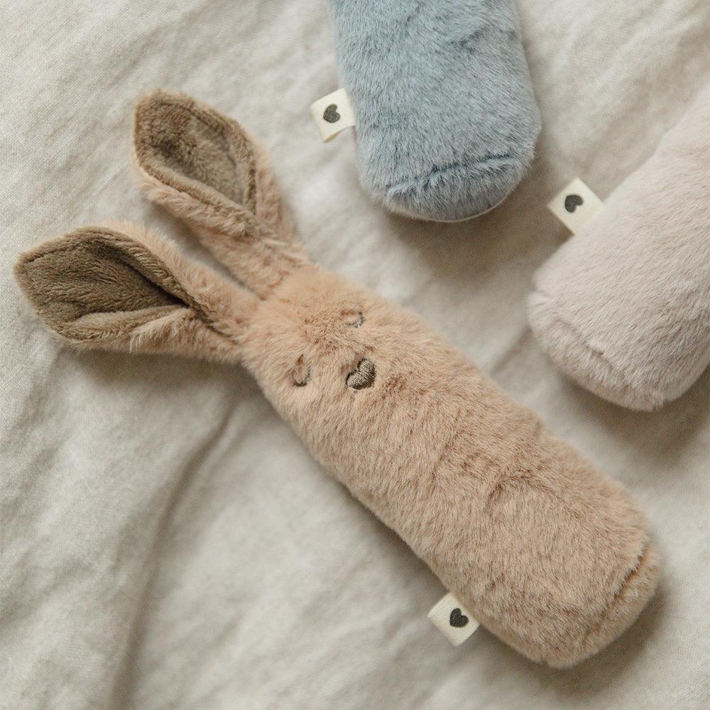 BIBS Kænguru Baby Rangle "Powder"