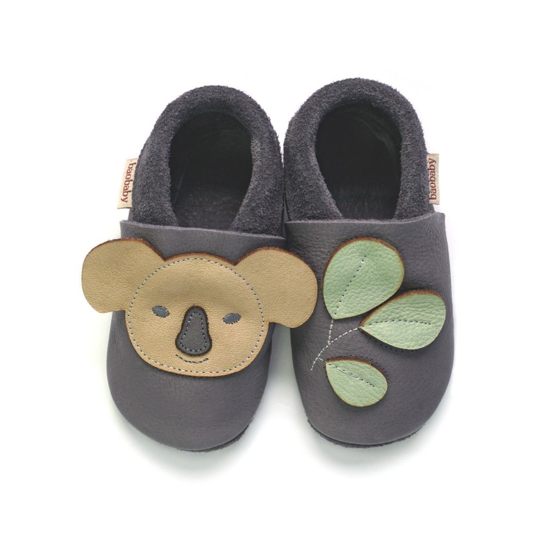 Baobaby Klassisk Babysko - Koala XXL - - MamaMilla