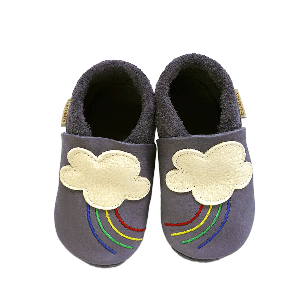 Baobaby Klassisk Babysko - Rainbow XXL - - MamaMilla