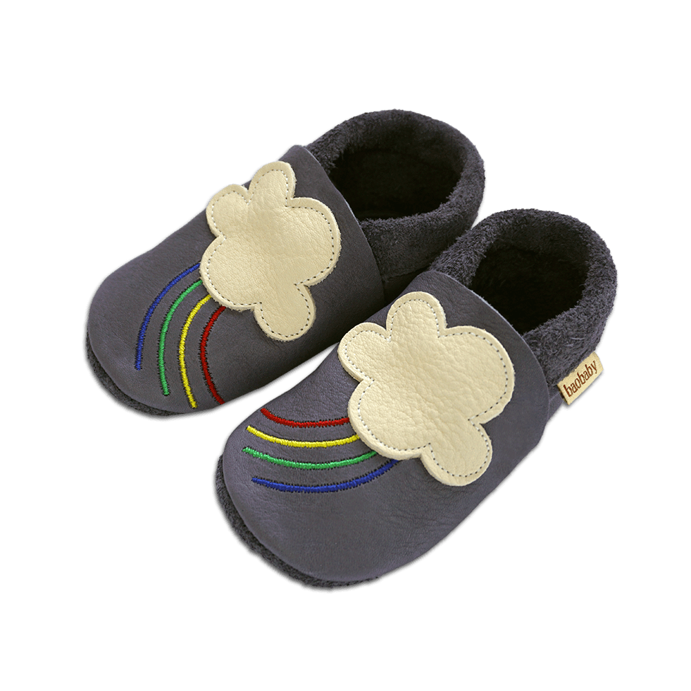 Baobaby Klassisk Babysko - Rainbow XXL - - MamaMilla