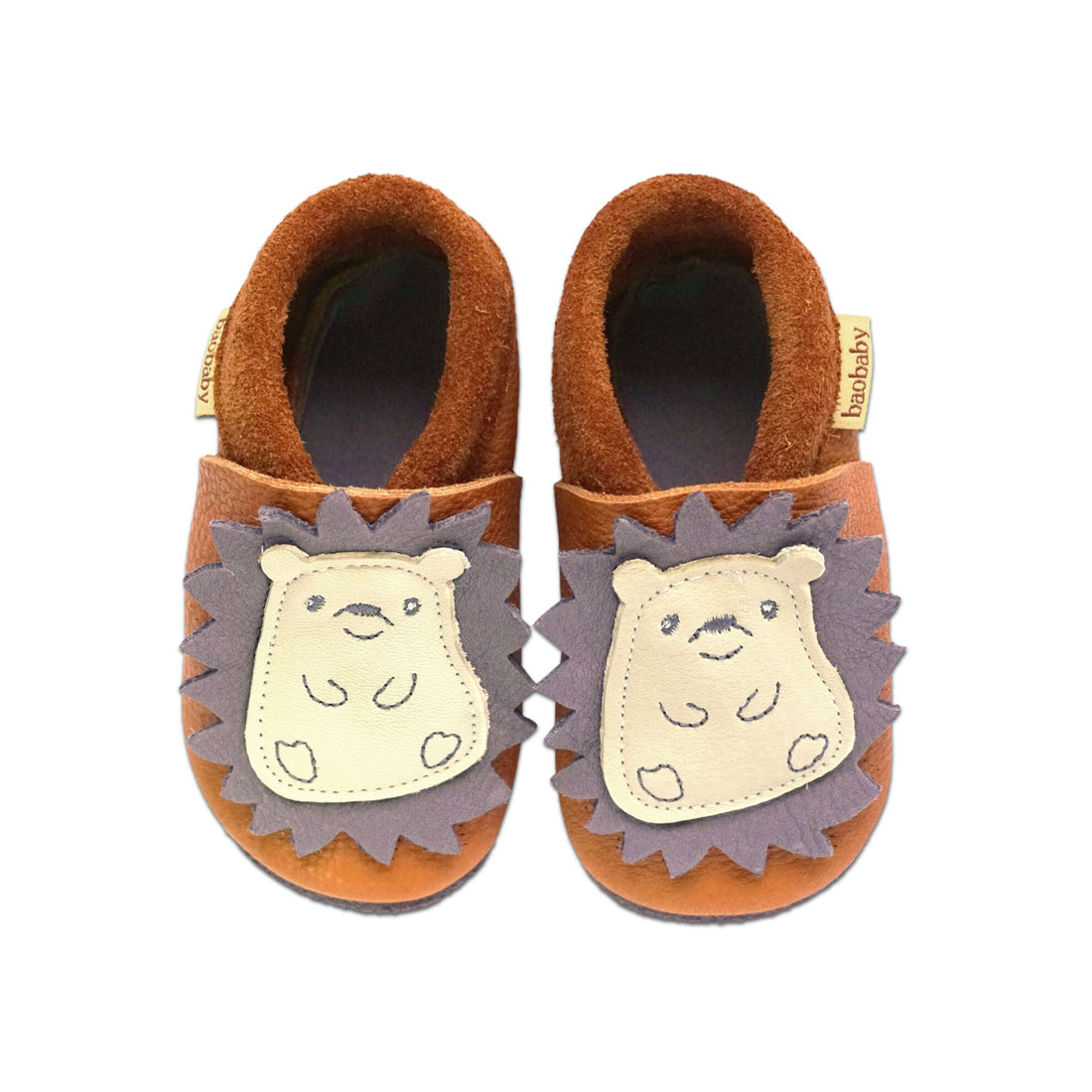 Baobaby Klassisk Babysko - Spikey Curry XXL - - MamaMilla