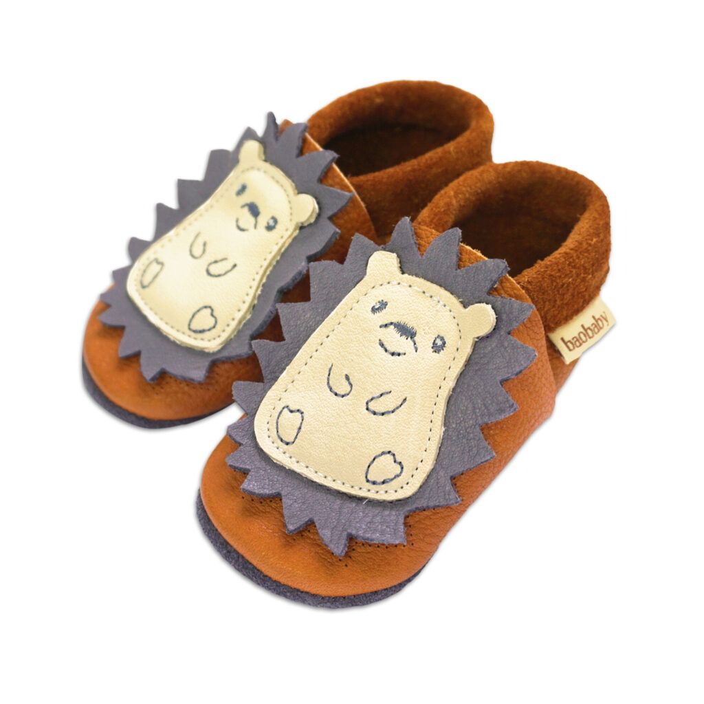 Baobaby Klassisk Babysko - Spikey Curry XXL - - MamaMilla