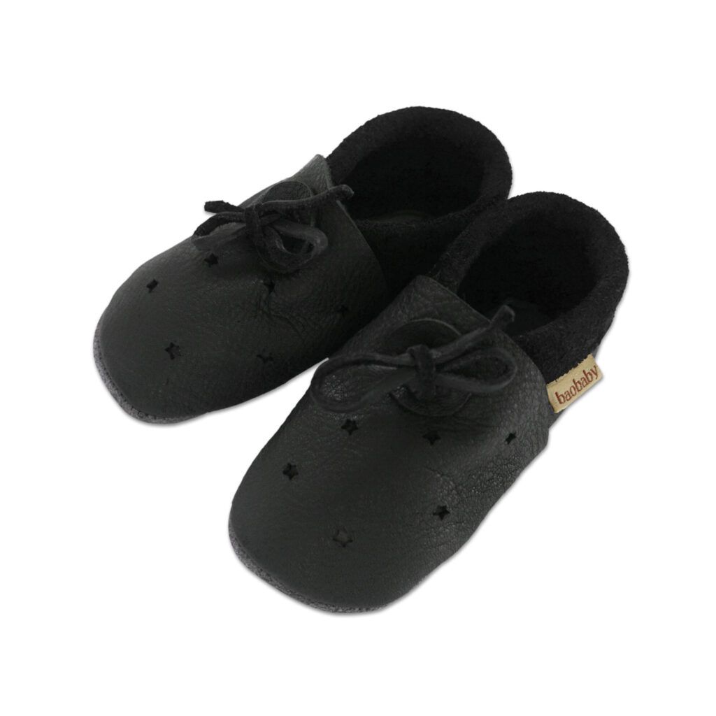 Baobaby Sandaler - Stars Black L - - MamaMilla