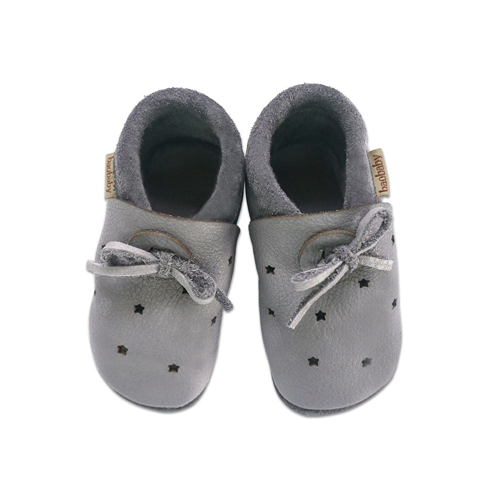 Baobaby Sandaler - Stars Grey M - - MamaMilla