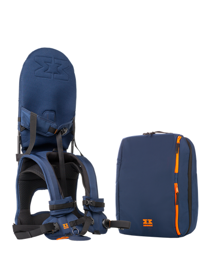 MiniMeis Rugzak voor G4 - Blauw - Luiertas - MamaMilla