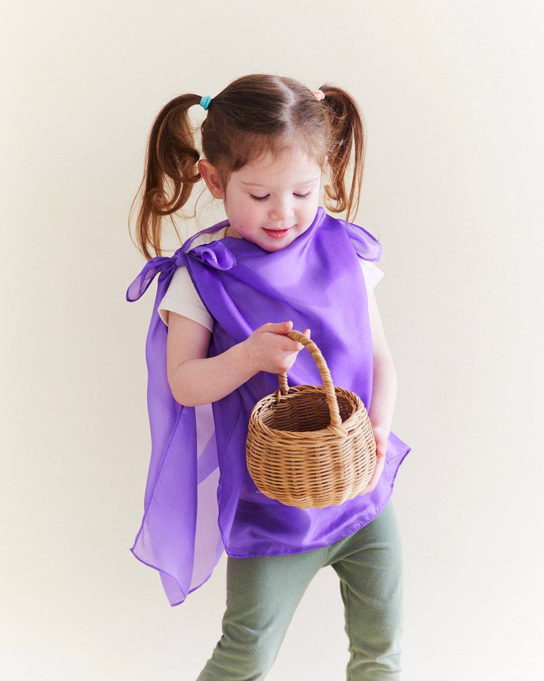 Sarahs Silk Mini Playsilks - Pretend Play 100% Natural Silk Waldorf Toys: Purple - - MamaMilla