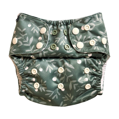 The Swedish Forest | Pocket Diaper | Slim 3-15kg: Ekollon / No inserts - - MamaMilla
