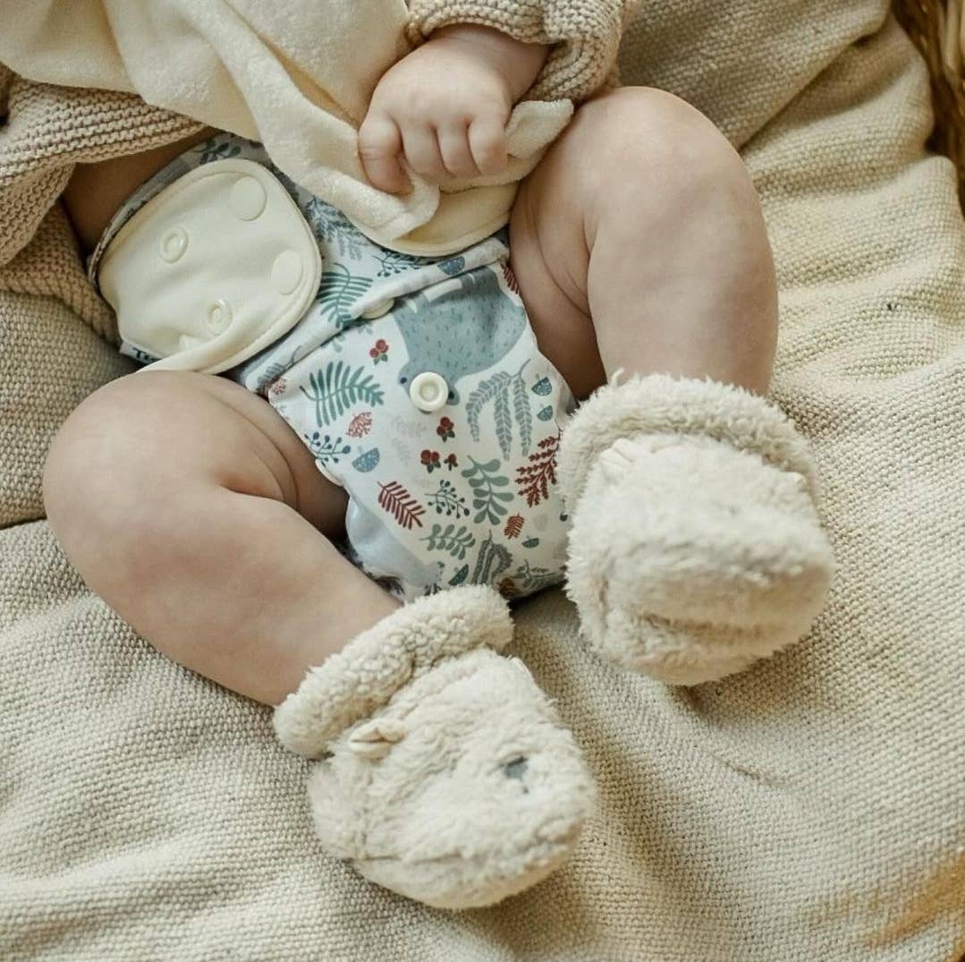 The Swedish Forest | Pocket Diaper Stretch | 5-17kg: Blåbär / No inserts - - MamaMilla