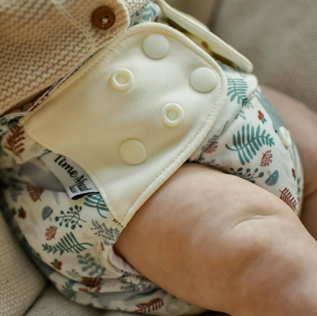The Swedish Forest | Pocket Diaper Stretch | 5-17kg: Skogssvamp / No inserts - - MamaMilla