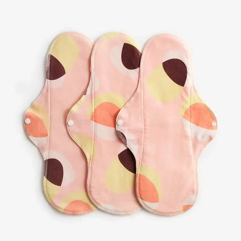 Imse Vimse Natbind (stofbind) i Økologisk Bomuldsjersey - 3 styk - Pink Hoop - Natbind - MamaMilla