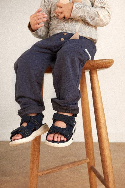 EN FANT letvægts sandaler med velcro og lys - India ink - sko - MamaMilla