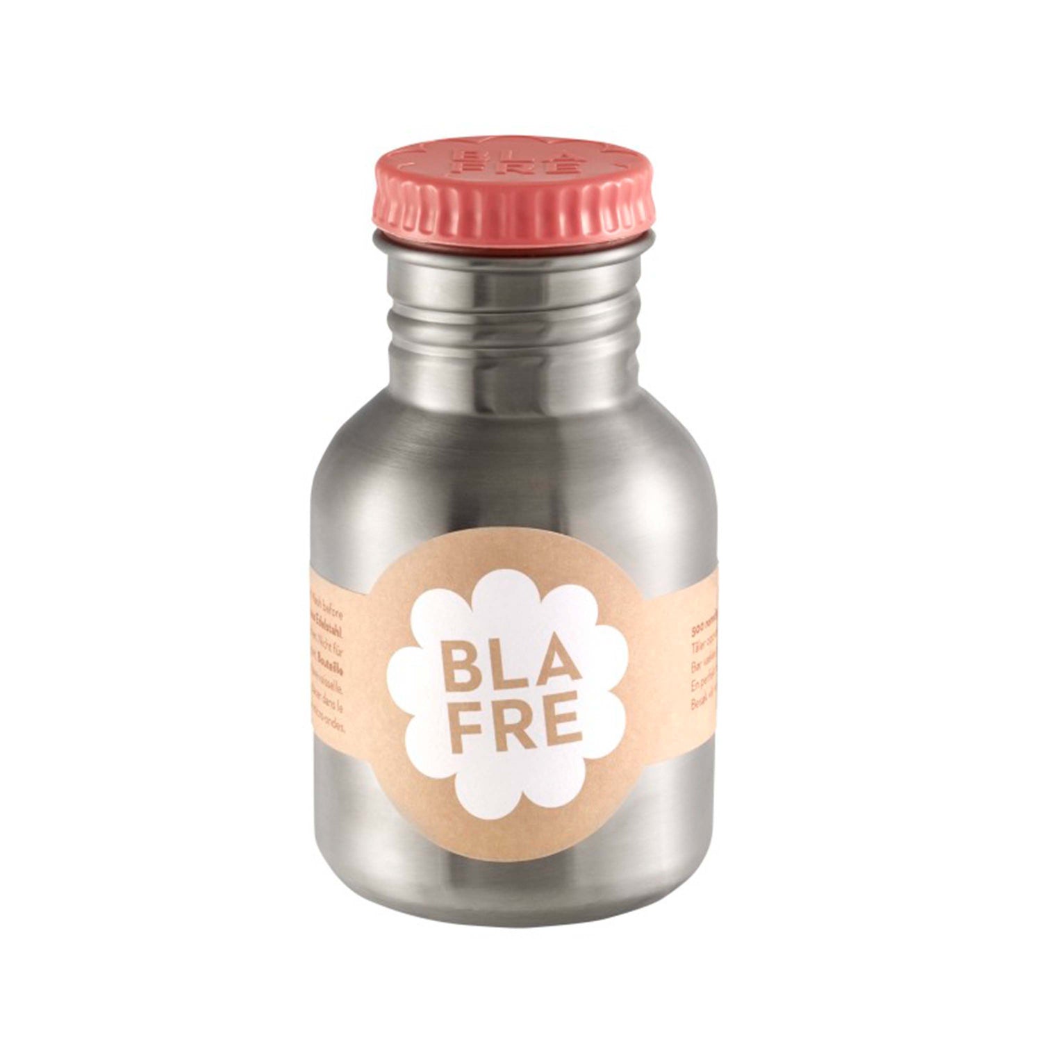 BLAFRE drikkedunk i rustfrit stål - 300 ml - Rosa - Drikkedunk i stål - MamaMilla