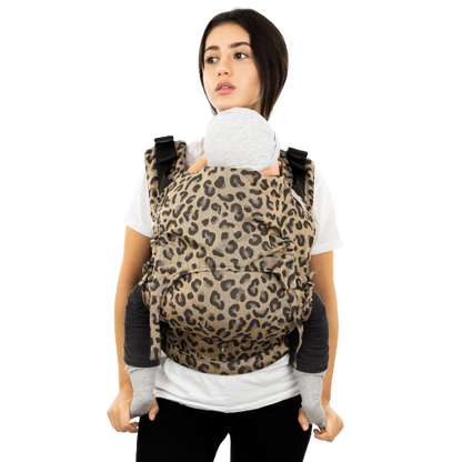 Fidella Fusion Draagzak met volledige gesp - Leopard Gold - Baby - Draagzak - MamaMilla